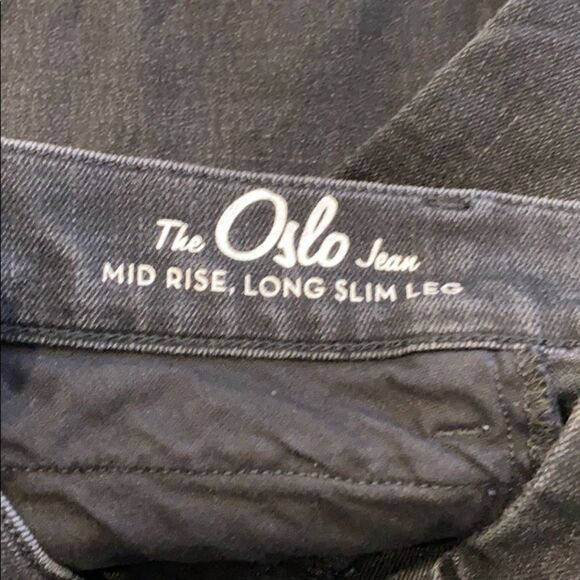 Mih Black Oslo Mid Rise Long Slim Skinny Jeans - Picture 5 of 12